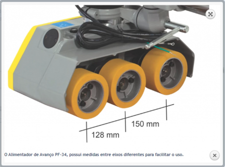 Alimentador de Avanço 3 Rodas Inmes - Image 3