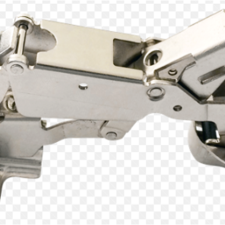 Dobradiça 35mm 165º Pistão Clip On Curva