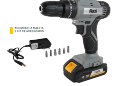 Furadeira de Impacto e Parafusadeira a Bateria 12V RAZI