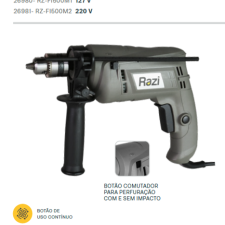 Furadeira de Impacto 500w RAZI