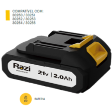 Bateria de Lítio 21 V | 2,0 Ah RAZI